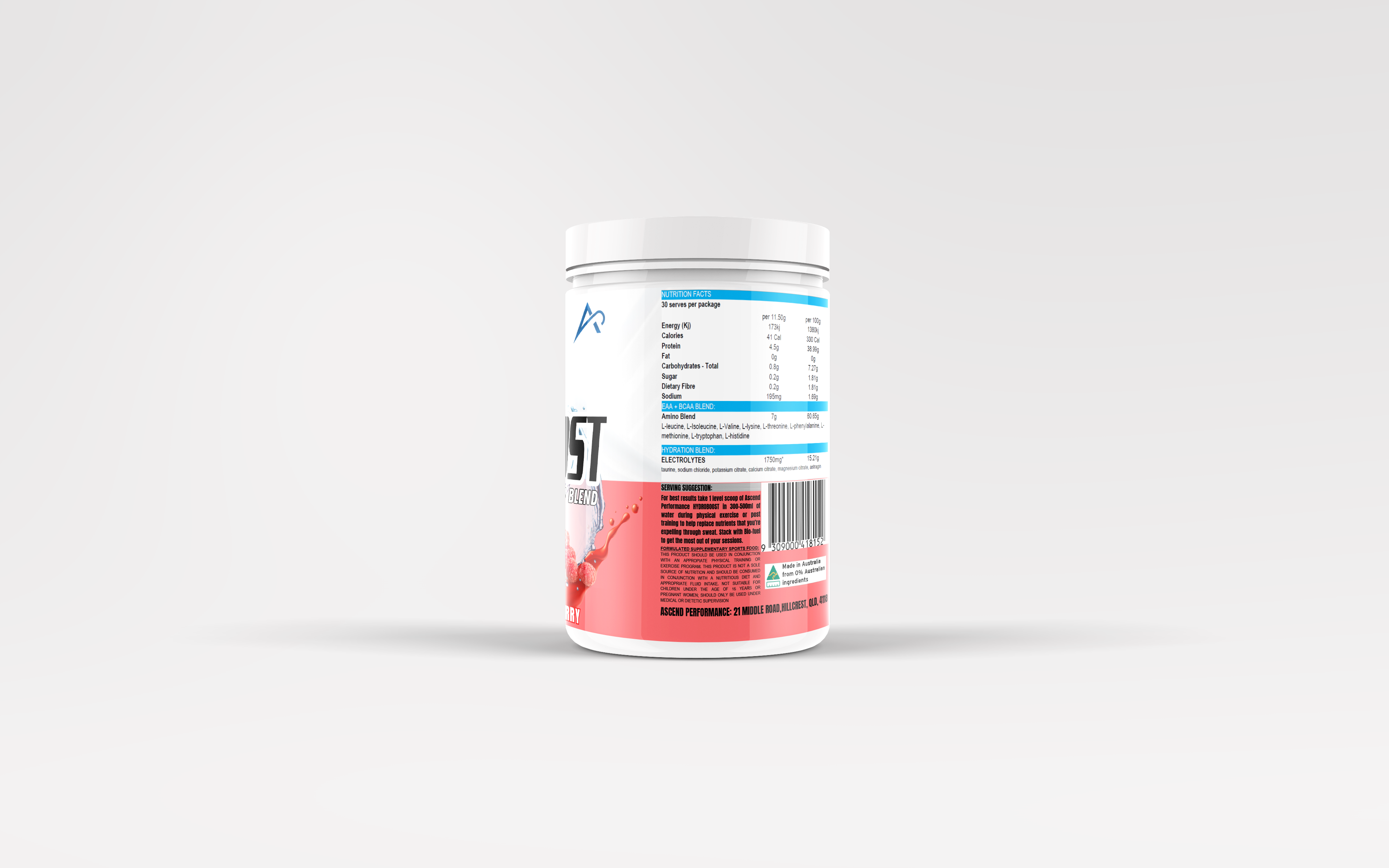 Hydroboost Hydration Aminos (Raspberry)
