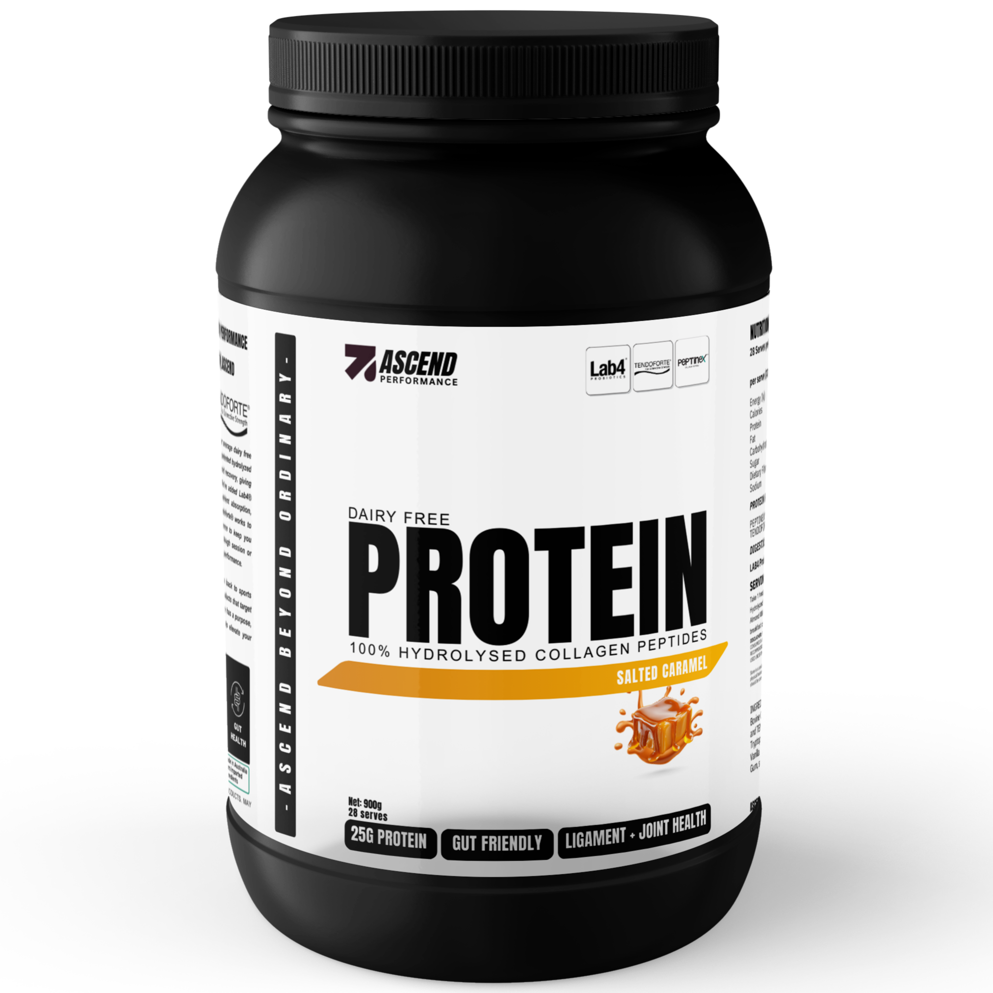 Ascend Hydrolysed Collagen Protein - Salted Caramel